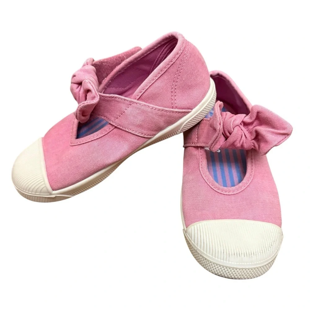 Zara| Kids Open Sneakers with Bow Pink- Size 12 or EU 29
